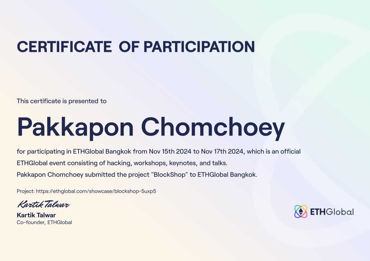 ETH Global Bangkok 2024
